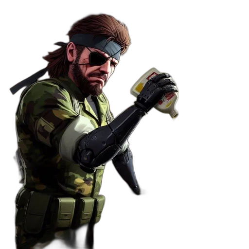 weapon, jacket, staff, concept art transparent PNG cut-out