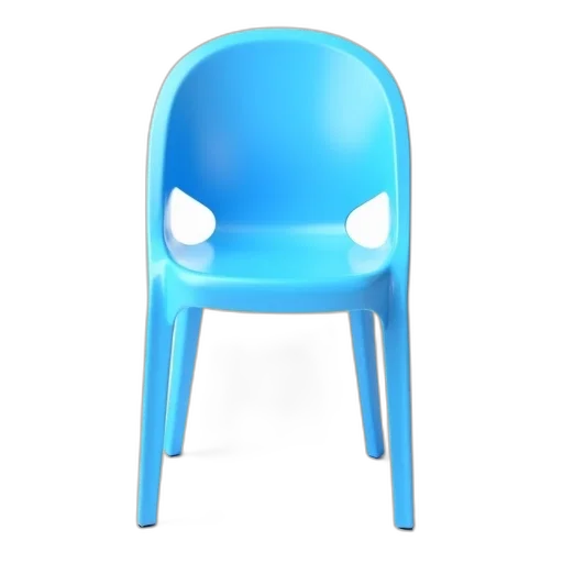 furniture, face, 3d render, photorealistic transparent PNG cut-out