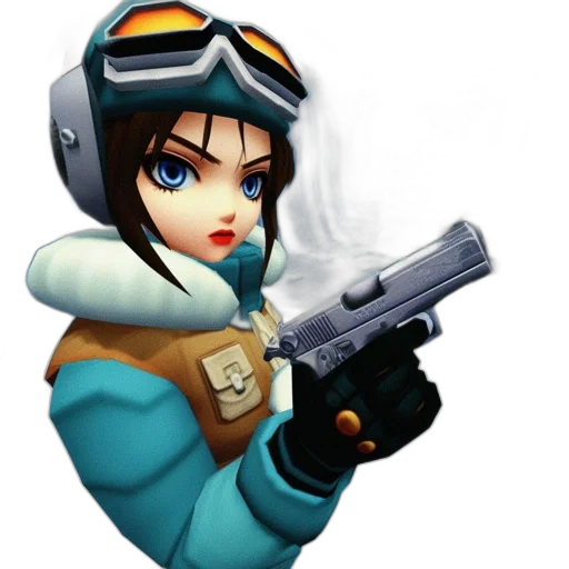 weapon, jacket, staff, pixel art transparent PNG cut-out