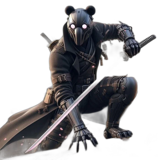 weapon, mask, animal, creature transparent PNG cut-out