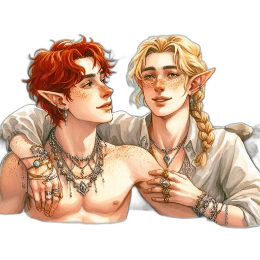 fantasy art, watercolor, concept art, pixel art transparent PNG cut-out