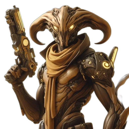 staff, creature, robot, mask transparent PNG cut-out