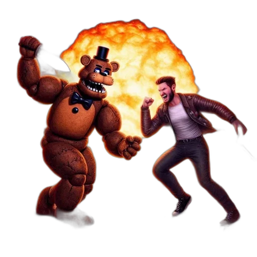 concept art, pixel art, 3d render, comic book art transparent PNG cut-out