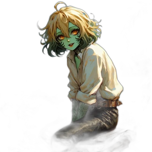 mask, creature, staff, face transparent PNG cut-out