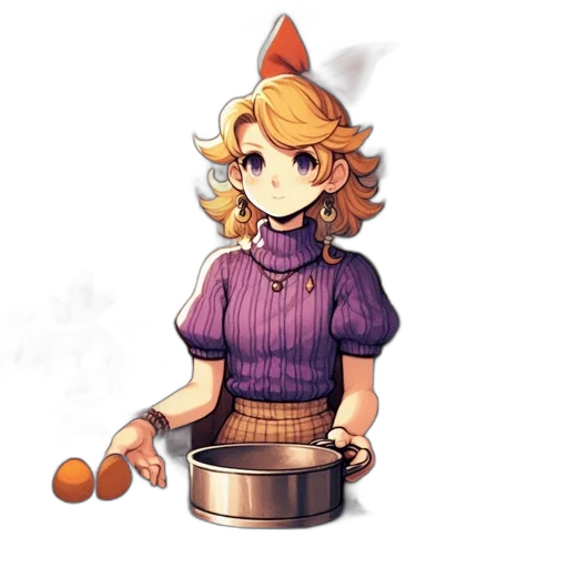 staff, hat, food, crown transparent PNG cut-out