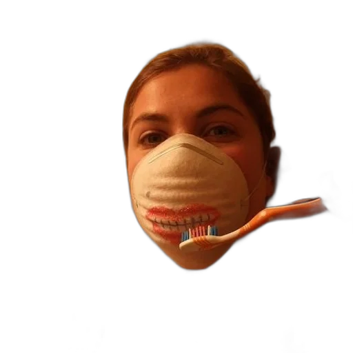 mask, face, creature, staff transparent PNG cut-out
