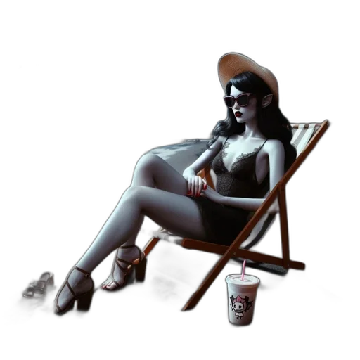 concept art, comic book art, fantasy art, 3d render transparent PNG cut-out