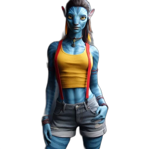 creature, staff, mask, concept art transparent PNG cut-out
