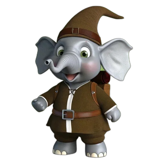 staff, animal, hat, jacket transparent PNG cut-out