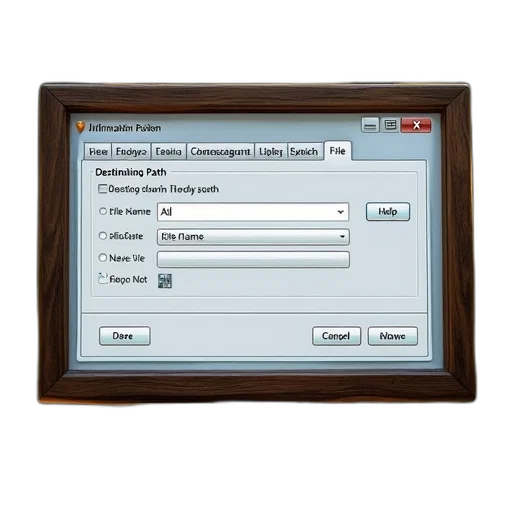 furniture, 3d render, computer, screen transparent PNG cut-out