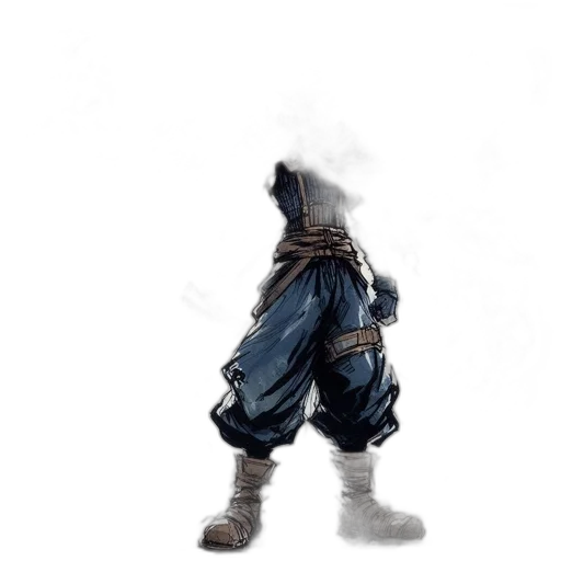 jacket, sword, weapon, staff transparent PNG cut-out