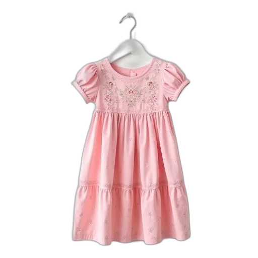 dress, pink, floral, patterns transparent PNG cut-out