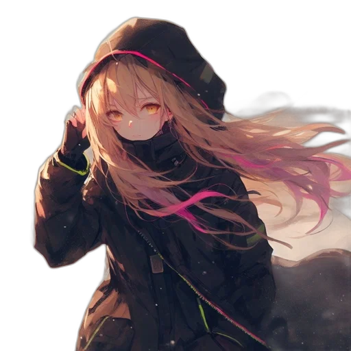 jacket, weapon, staff, sword transparent PNG cut-out