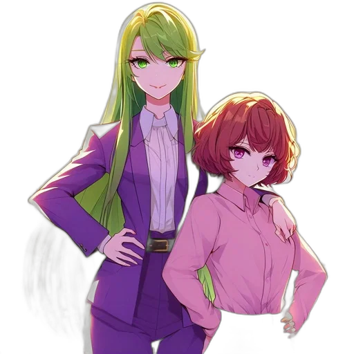 staff, jacket, hair, anime transparent PNG cut-out