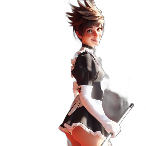 dress, staff, jacket, concept art transparent PNG cut-out