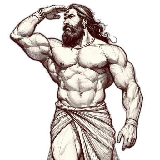 sword, pencil sketch, fantasy art, comic book art transparent PNG cut-out