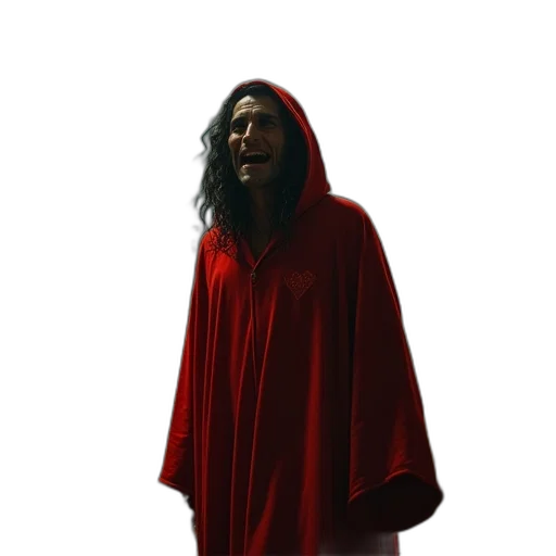 jacket, dress, mask, creature transparent PNG cut-out