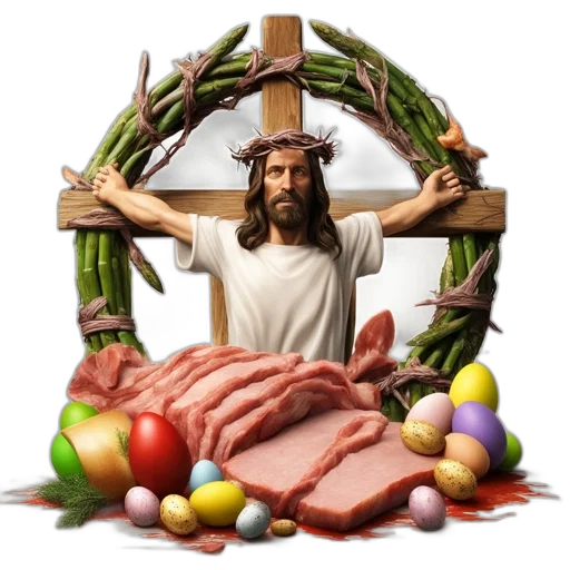 food, digital, artwork, features transparent PNG cut-out