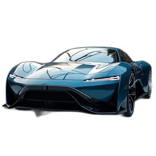 car, 3d render, concept art, photorealistic transparent PNG cut-out