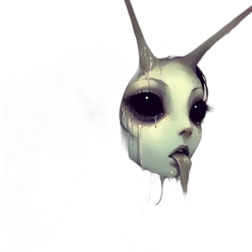 mask, creature, face, robot transparent PNG cut-out