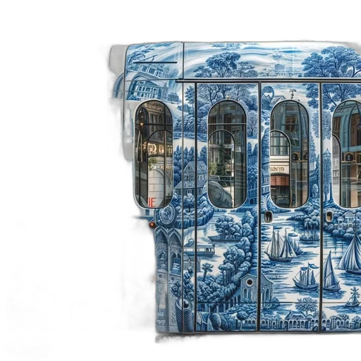 furniture, unique, tram, intricate transparent PNG cut-out