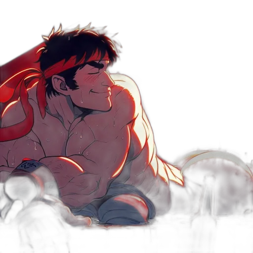 concept art, watercolor, anime, comic book art transparent PNG cut-out