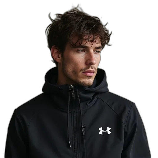 jacket, face, staff, hair transparent PNG cut-out