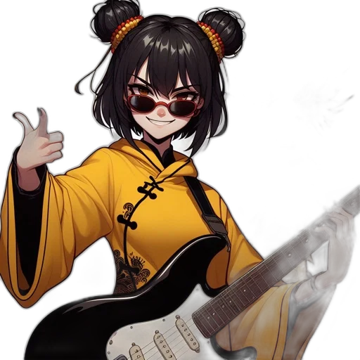 jacket, staff, weapon, anime transparent PNG cut-out
