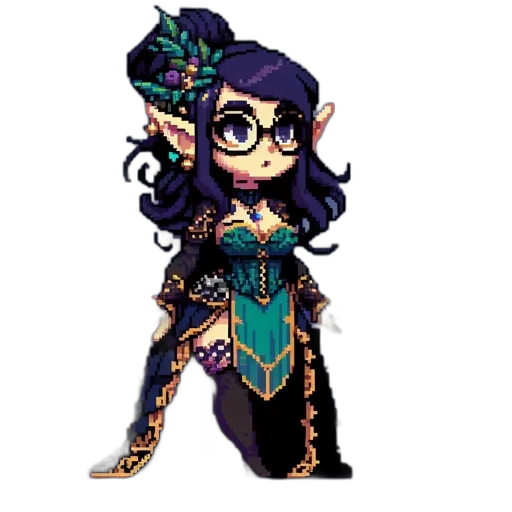 staff, pixel art, fantasy art, concept art transparent PNG cut-out