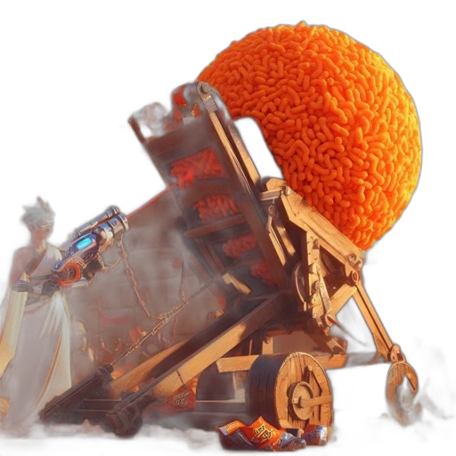 robot, weapon, food, hat transparent PNG cut-out
