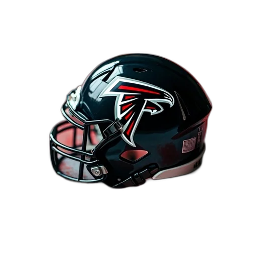 mask, football, helmet, falcons transparent PNG cut-out