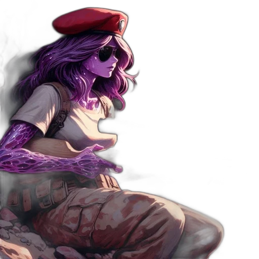 hat, concept art, comic book art, watercolor transparent PNG cut-out