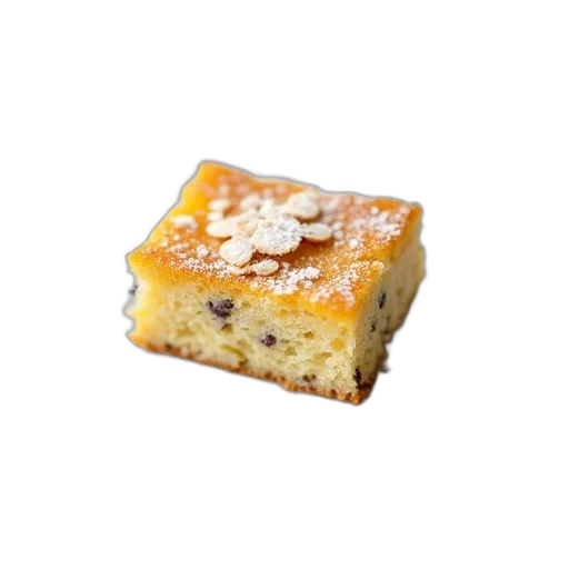 food, crown, 3d render, almond transparent PNG cut-out