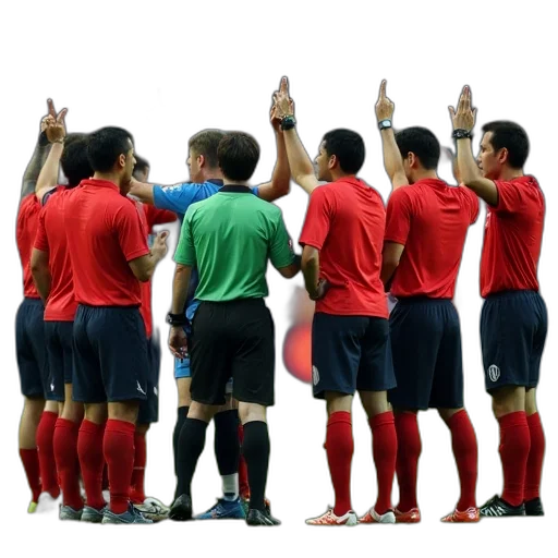 staff, japan, players, held transparent PNG cut-out