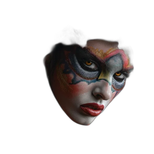 mask, face, crown, creature transparent PNG cut-out