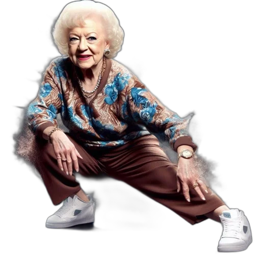 shoes, dress, photorealistic, elderly transparent PNG cut-out