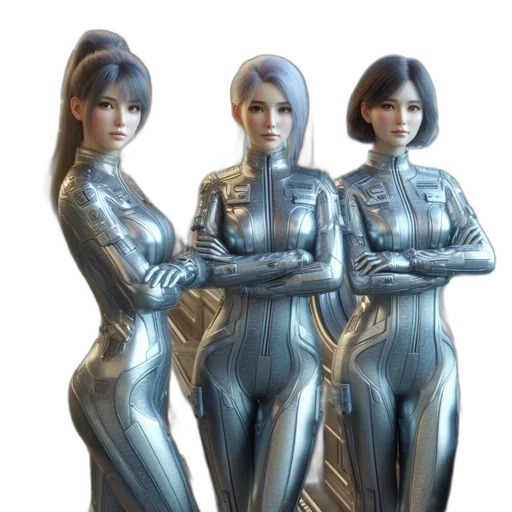 robot, concept art, 3d render, fantasy art transparent PNG cut-out
