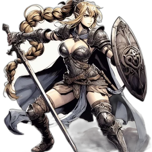 sword, weapon, staff, fantasy art transparent PNG cut-out