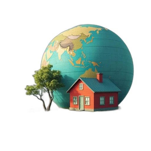 building, umbrella, furniture, tree transparent PNG cut-out