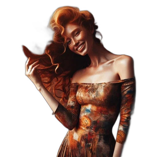 dress, concept art, fantasy art, photorealistic transparent PNG cut-out