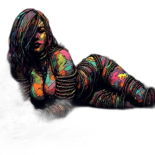dress, hair, photorealistic, fantasy art transparent PNG cut-out