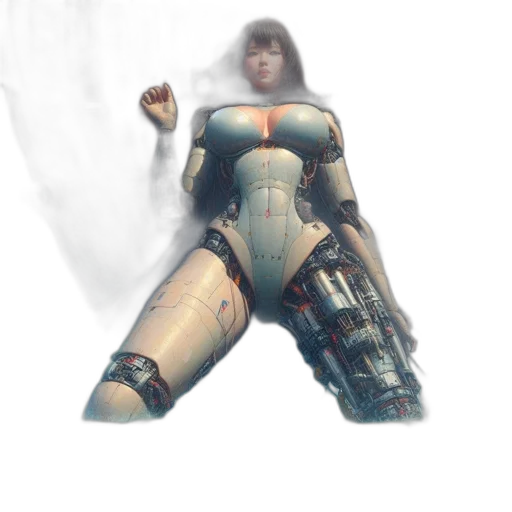 robot, weapon, dress, jacket transparent PNG cut-out