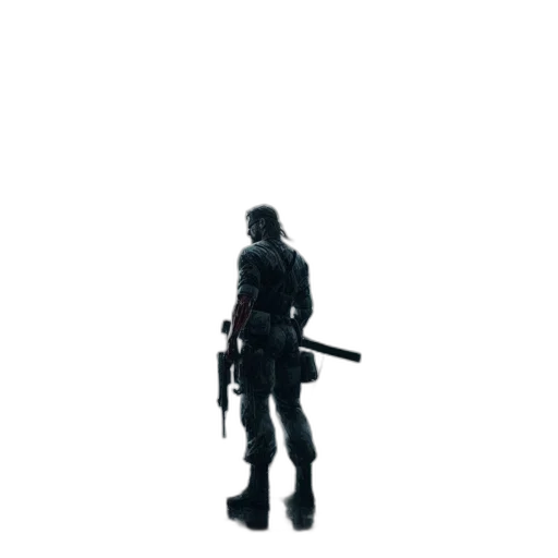 weapon, sword, staff, robot transparent PNG cut-out