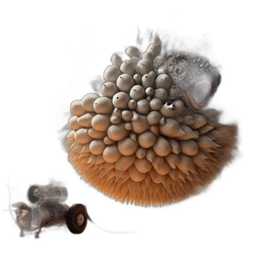 hair, animal, creature, food transparent PNG cut-out