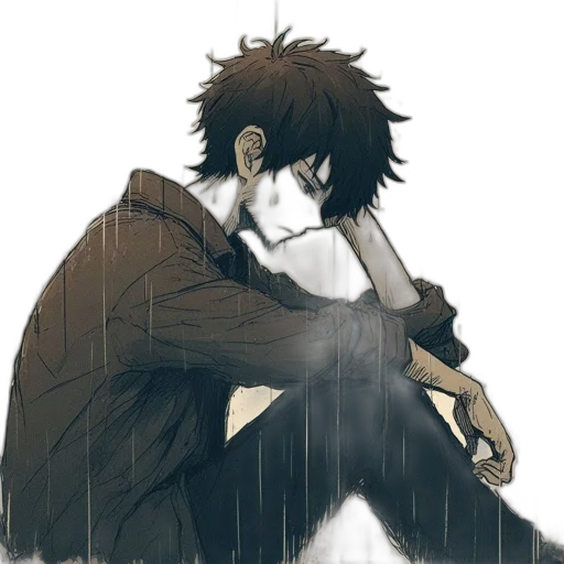 umbrella, face, mask, jacket transparent PNG cut-out