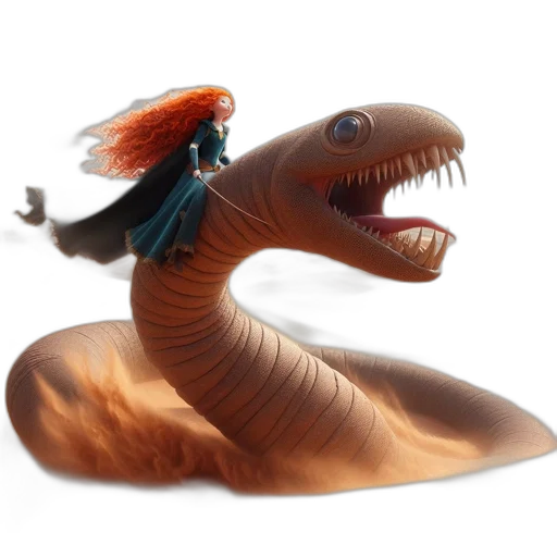 dragon, creature, animal, hair transparent PNG cut-out