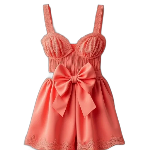 dress, red, neon, pastel transparent PNG cut-out