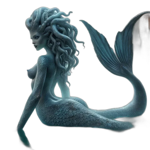 creature, hair, concept art, fantasy art transparent PNG cut-out