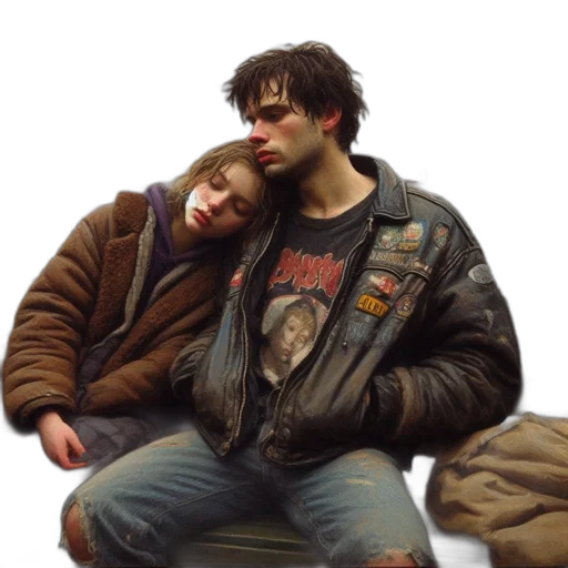 jacket, photorealistic, oil painting, concept art transparent PNG cut-out