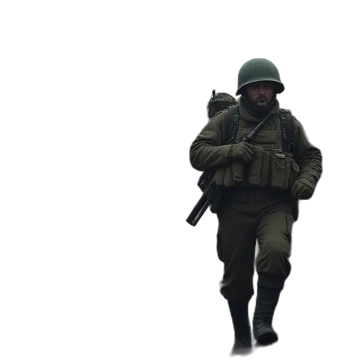 weapon, staff, jacket, mask transparent PNG cut-out